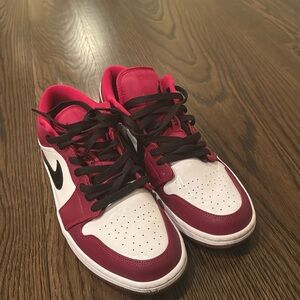 Brand New Worn Once Burgundy Jordan 1 Low Size 12 Mens